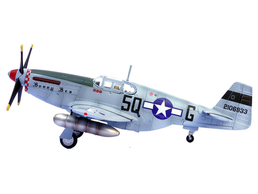North American P-51B Mustang Aircraft "Bonny Bea 504th Fighter Squadron 339th Fighter Group" (1944) United States Army Air Forces 1/72 Diecast Model Airplane by Legion Legion