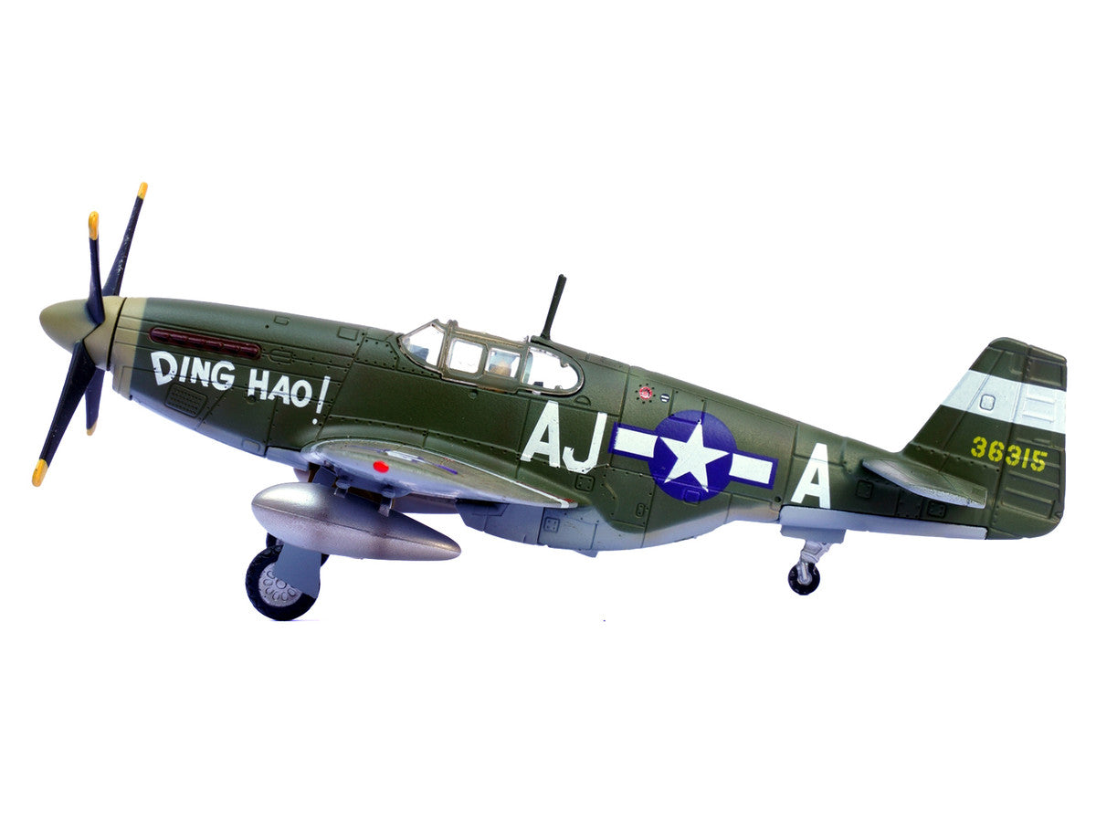North American P-51B Mustang Aircraft "Ding Hao! 356th Fighter Squadron 354th Fighter Group" (1944) United States Army Air Forces 1/72 Diecast Model Airplane by Legion Legion