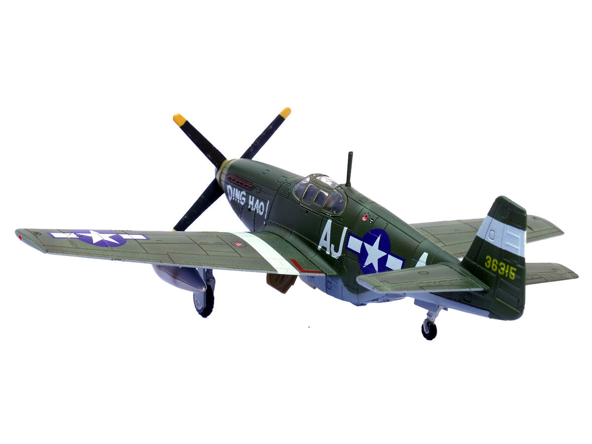 North American P-51B Mustang Aircraft "Ding Hao! 356th Fighter Squadron 354th Fighter Group" (1944) United States Army Air Forces 1/72 Diecast Model Airplane by Legion Legion