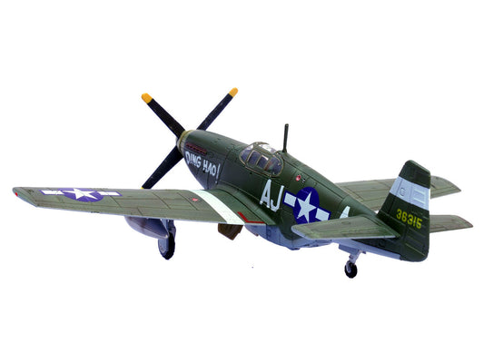 North American P-51B Mustang Aircraft "Ding Hao! 356th Fighter Squadron 354th Fighter Group" (1944) United States Army Air Forces 1/72 Diecast Model Airplane by Legion Legion