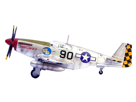 North American P-51B Mustang Aircraft "Sweet Clara II 319th Fighter Squadron 325th Fighter Group" (1944) United States Army Air Forces 1/72 Diecast Model Airplane by Legion Legion