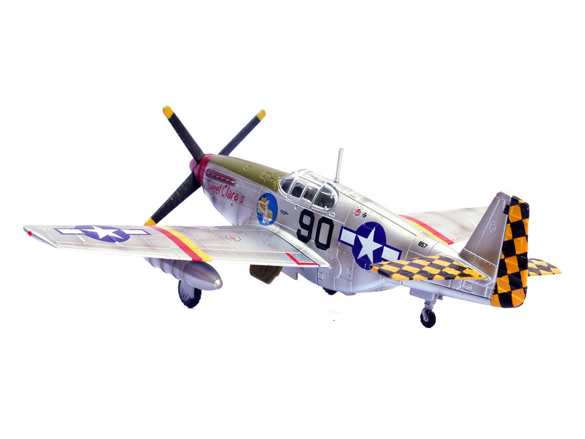 North American P-51B Mustang Aircraft "Sweet Clara II 319th Fighter Squadron 325th Fighter Group" (1944) United States Army Air Forces 1/72 Diecast Model Airplane by Legion Legion
