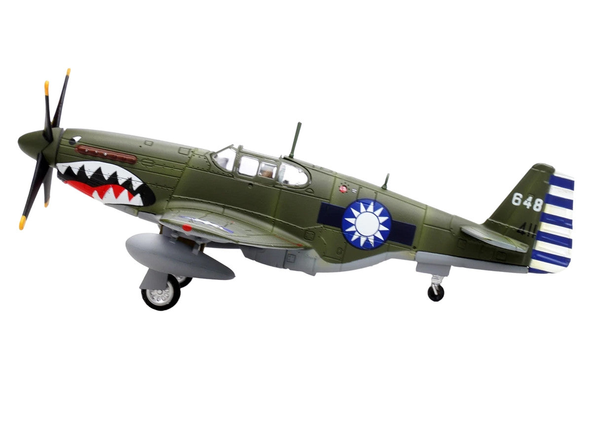 North American P-51C Mustang Aircraft "648 No.32 Squadron" (1945) Chinese Air Force 1/72 Diecast Model Airplane by Legion-1
