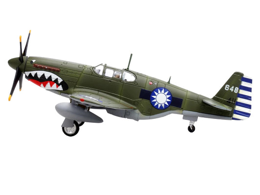 North American P-51C Mustang Aircraft "648 No.32 Squadron" (1945) Chinese Air Force 1/72 Diecast Model Airplane by Legion-1