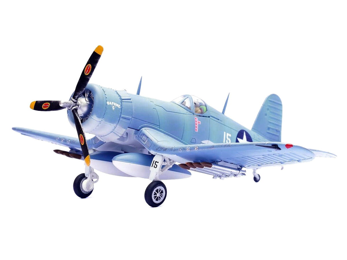 Vought F4U-1 Corsair Fighter Plane "Daphne 'C' 2nd Lt. James N. Cupp VMF-213 Hell Hawks Guadalcanal" (1943) United States Marines 1/72 Diecast Model Airplane by Legion W2B