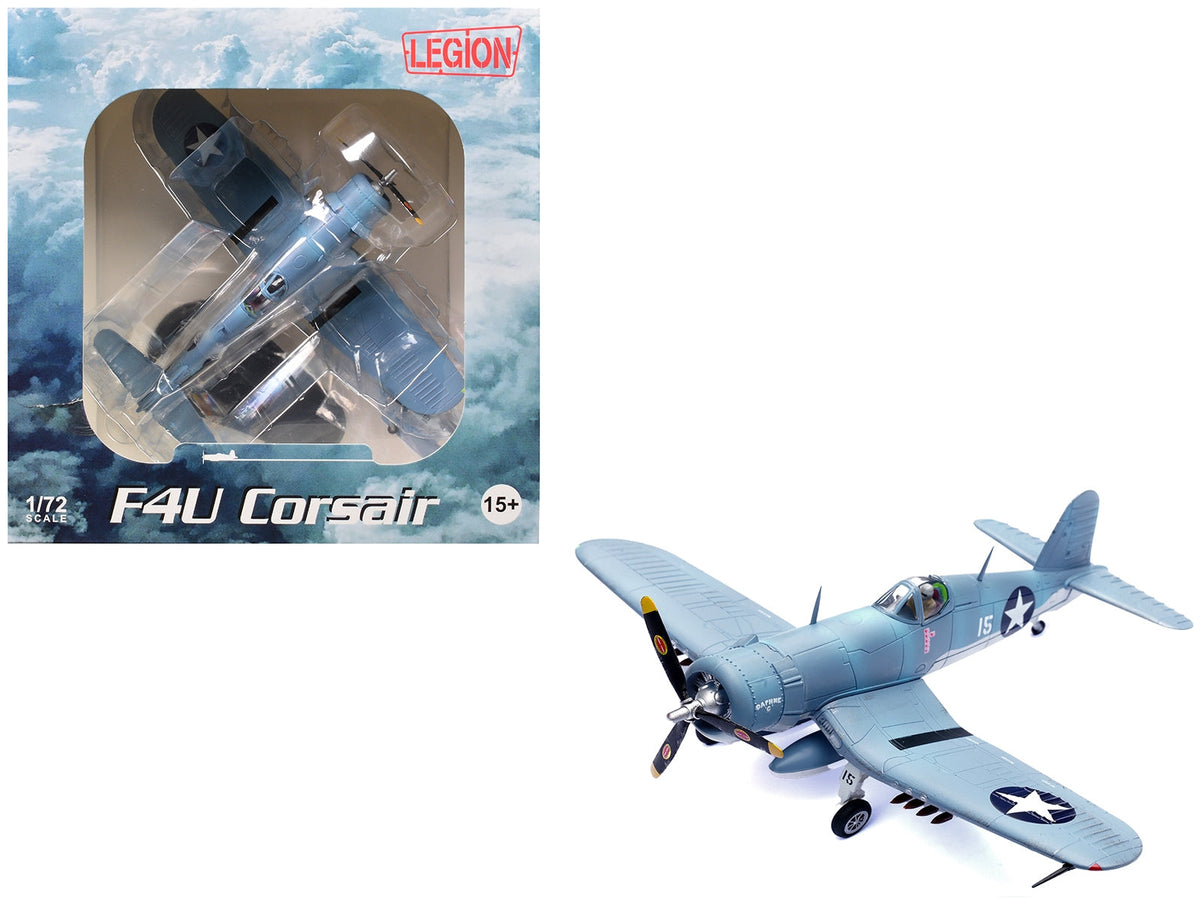 Vought F4U-1 Corsair Fighter Plane "Daphne 'C' 2nd Lt. James N. Cupp VMF-213 Hell Hawks Guadalcanal" (1943) United States Marines 1/72 Diecast Model Airplane by Legion W2B
