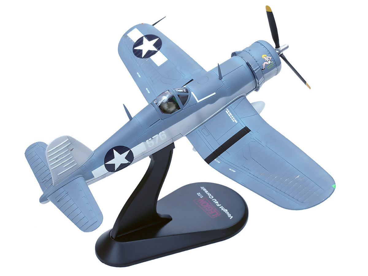 Vought F4U-1A Corsair Fighter Aircraft "Marines Dream Capt. Edwin Olander VMF-214 Black Sheep Vella Lavella Solomon Islands" (1943) United States Marine Corps 1/72 Diecast Model by Legion-3