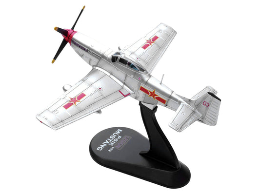 North American P-51D Mustang Aircraft "Captured from Chinese Nationalist Forces Chinese People's Revolution Military Museum" People's Liberation Army Air Force 1/72 Diecast Model Airplane by Legion-1