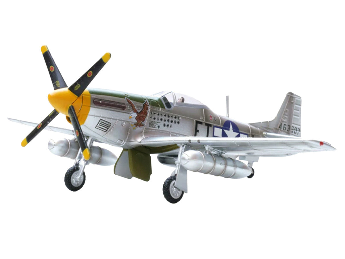 North American P-51D Mustang Aircraft "Feeble Eagle 18.5-victory Ace Glenn Eagleston 353rd Fighter Squadron 354th Fighter Group Ninth Air Force" (1945) United States Army Air Forces 1/72 Diecast Model Airplane by Legion-0