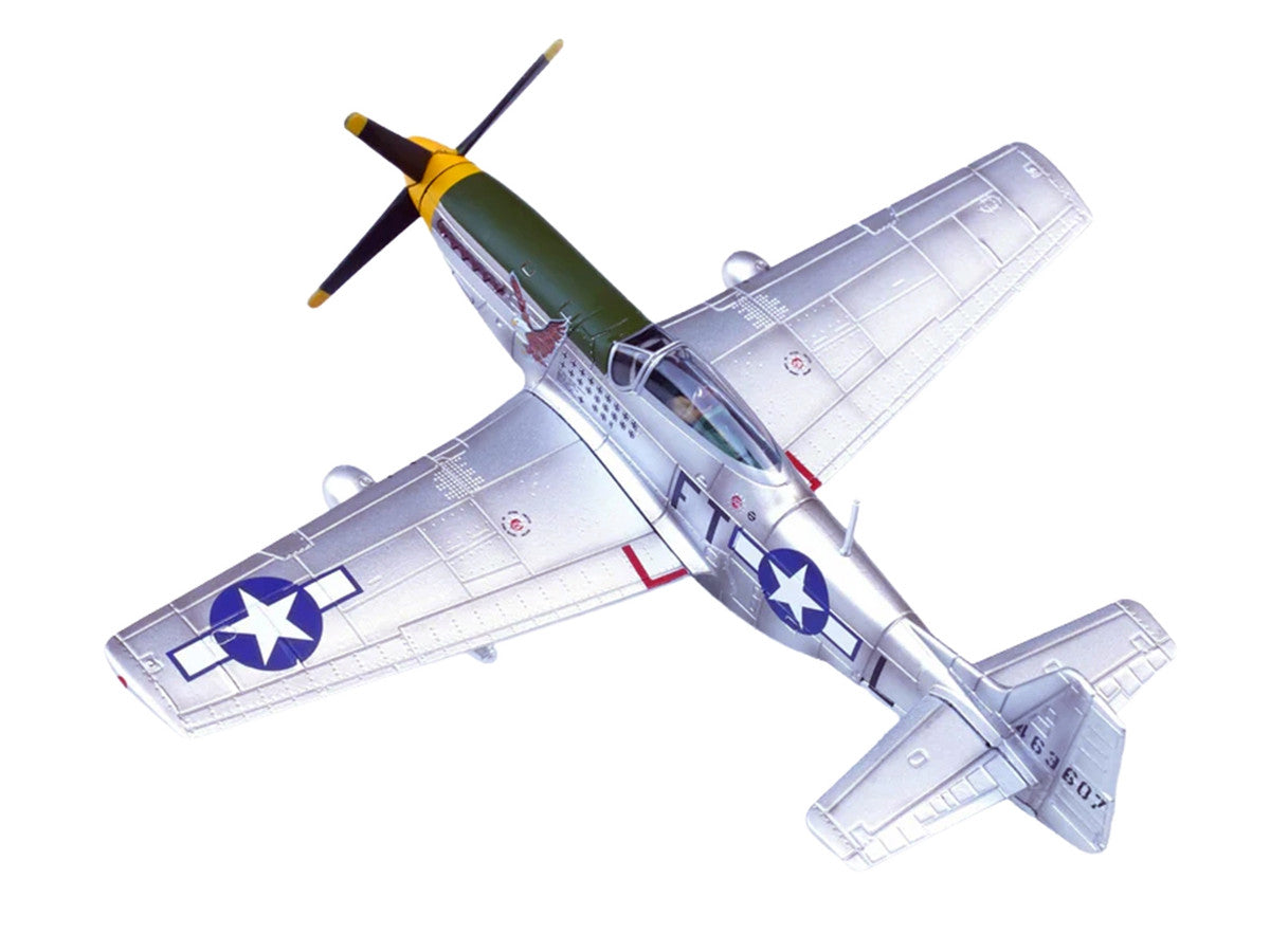 North American P-51D Mustang Aircraft "Feeble Eagle 18.5-victory Ace Glenn Eagleston 353rd Fighter Squadron 354th Fighter Group Ninth Air Force" (1945) United States Army Air Forces 1/72 Diecast Model Airplane by Legion-1