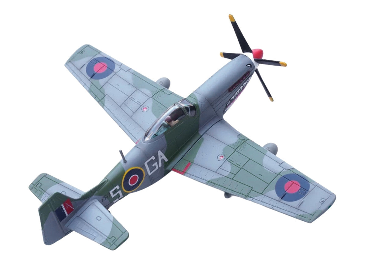 North American Mustang Mk.IV Aircraft "KH774 F/L Ellis Blanchford No. 112 'Shark' Squadron 239 Wing Italy" (1945) Royal Air Force 1/72 Diecast Model Airplane by Legion-2