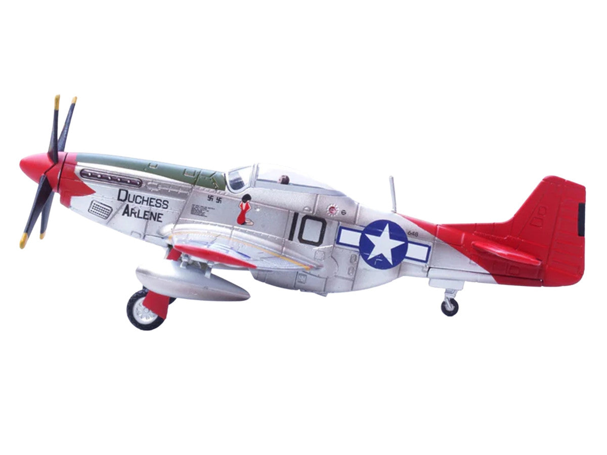 North American P-51D Mustang Aircraft "Duchess Arlene Robert Williams 100th Fighter Squadron 332nd Fighter Group Tuskegee Airmen Fifteenth Air Force Italy" (1944) United States Army Air Forces 1/72 Diecast Model Airplane by Legion-3