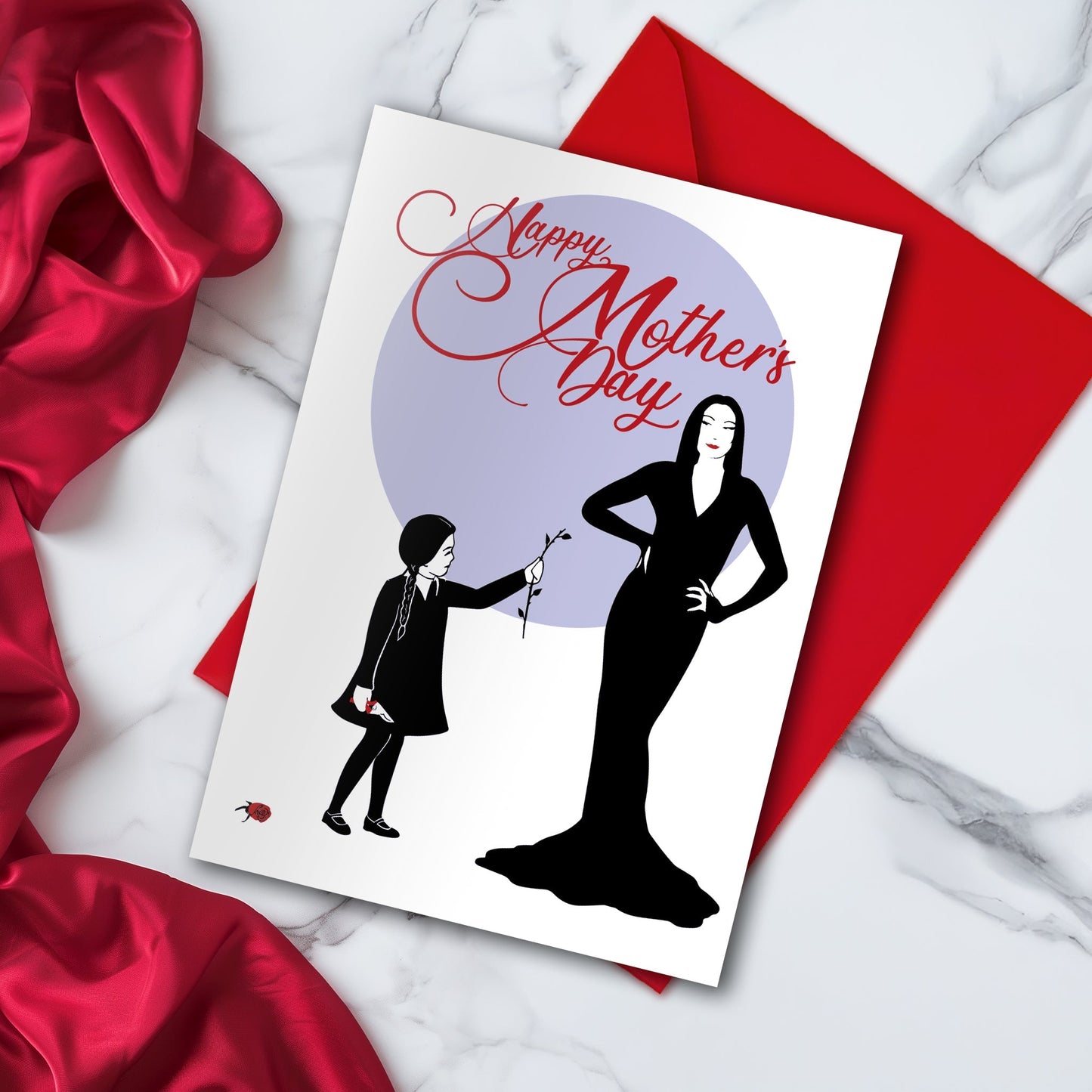 Morticia Mother's Day Card The Misfit Paper Co.