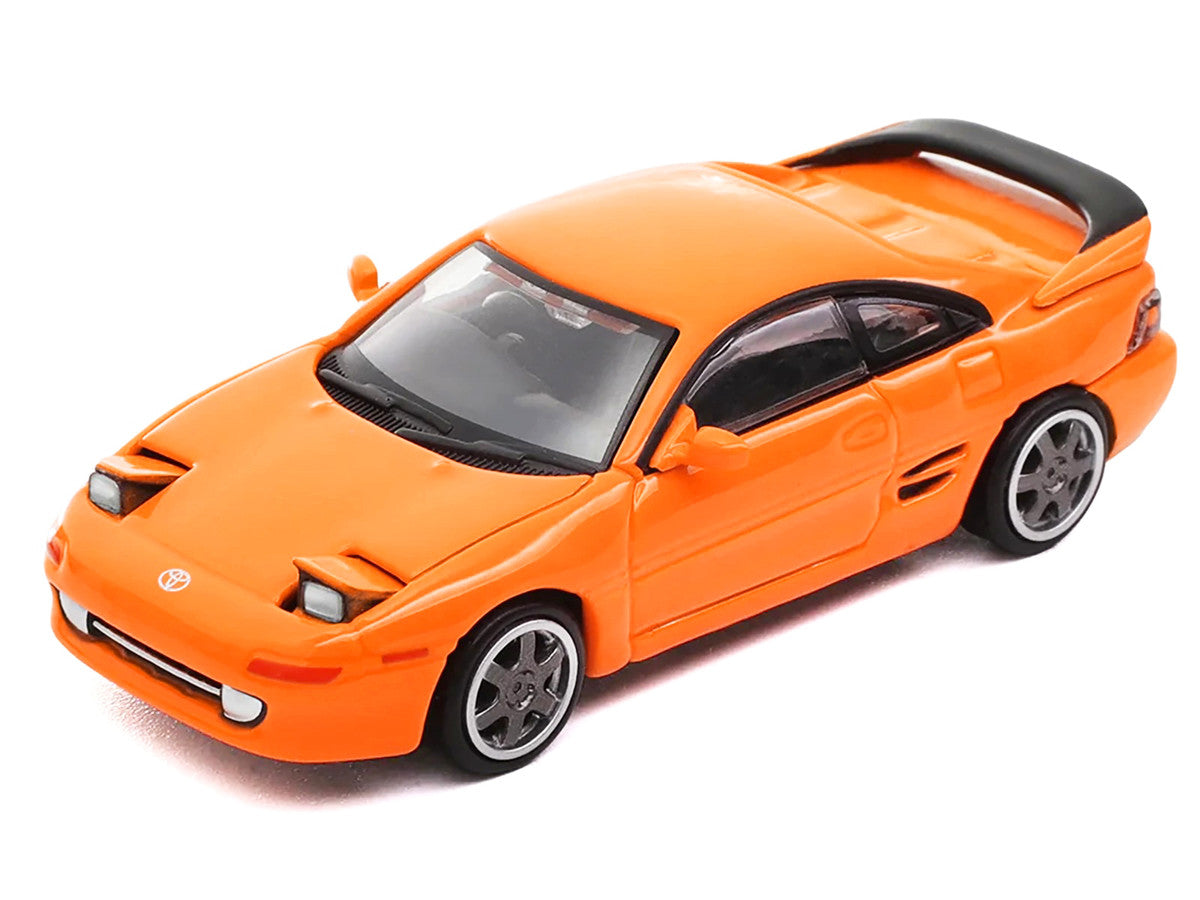 Toyota MR2 W20 RHD (Right Hand Drive) Orange 1/64 Diecast Model Car by Die Cast Team Die Cast Team
