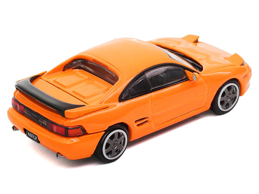 Toyota MR2 W20 RHD (Right Hand Drive) Orange 1/64 Diecast Model Car by Die Cast Team Die Cast Team