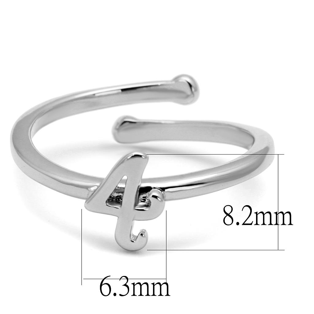 LO4031 - Rhodium Brass Ring with No Stone-1