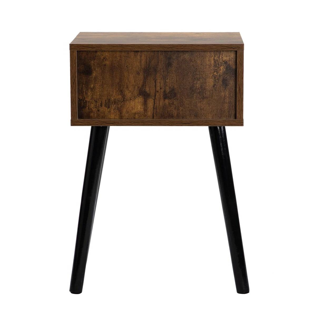 Set of 2 - Modern Mid-Century Farmhouse Bedroom Nightstand End Table-3