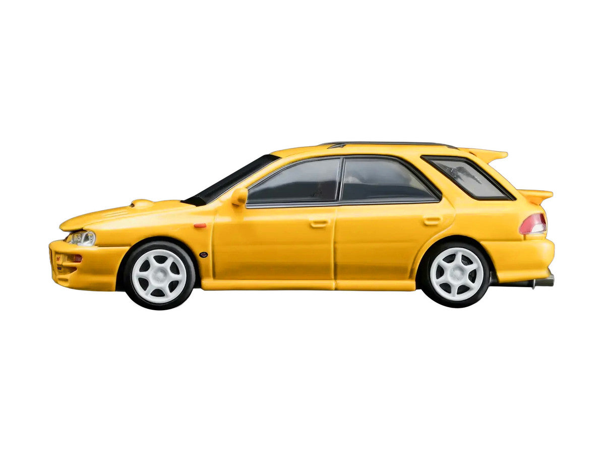 Subaru Impreza WRX STi Wagon Version VI RHD (Right Hand Drive) Cashmere Yellow 1/64 Diecast Model Car by MotorHelix Motorhelix