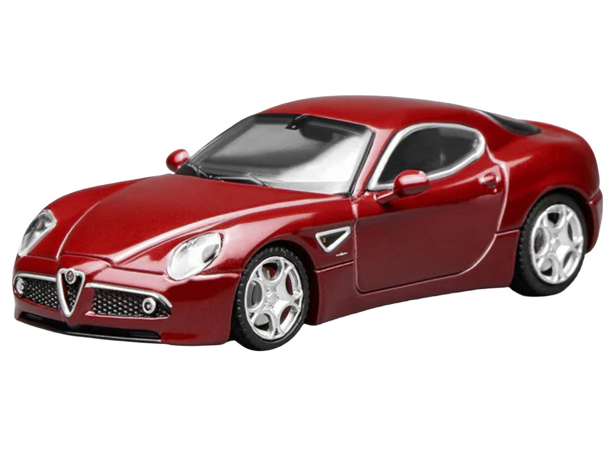 2008 Alfa Romeo 8C Competizione Competition Red Metallic 1/64 Diecast Model Car by MotorHelix Motorhelix