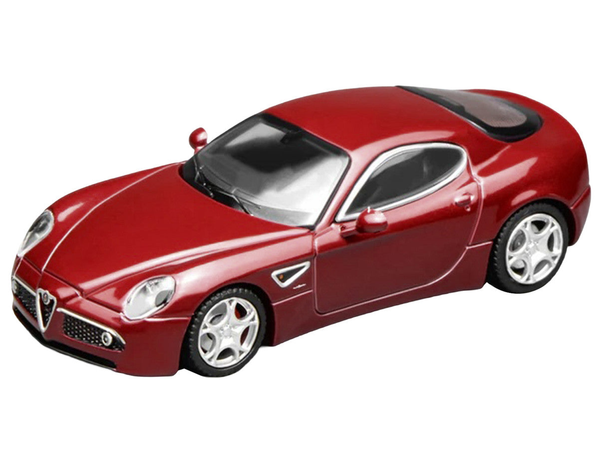 2008 Alfa Romeo 8C Competizione Competition Red Metallic 1/64 Diecast Model Car by MotorHelix Motorhelix