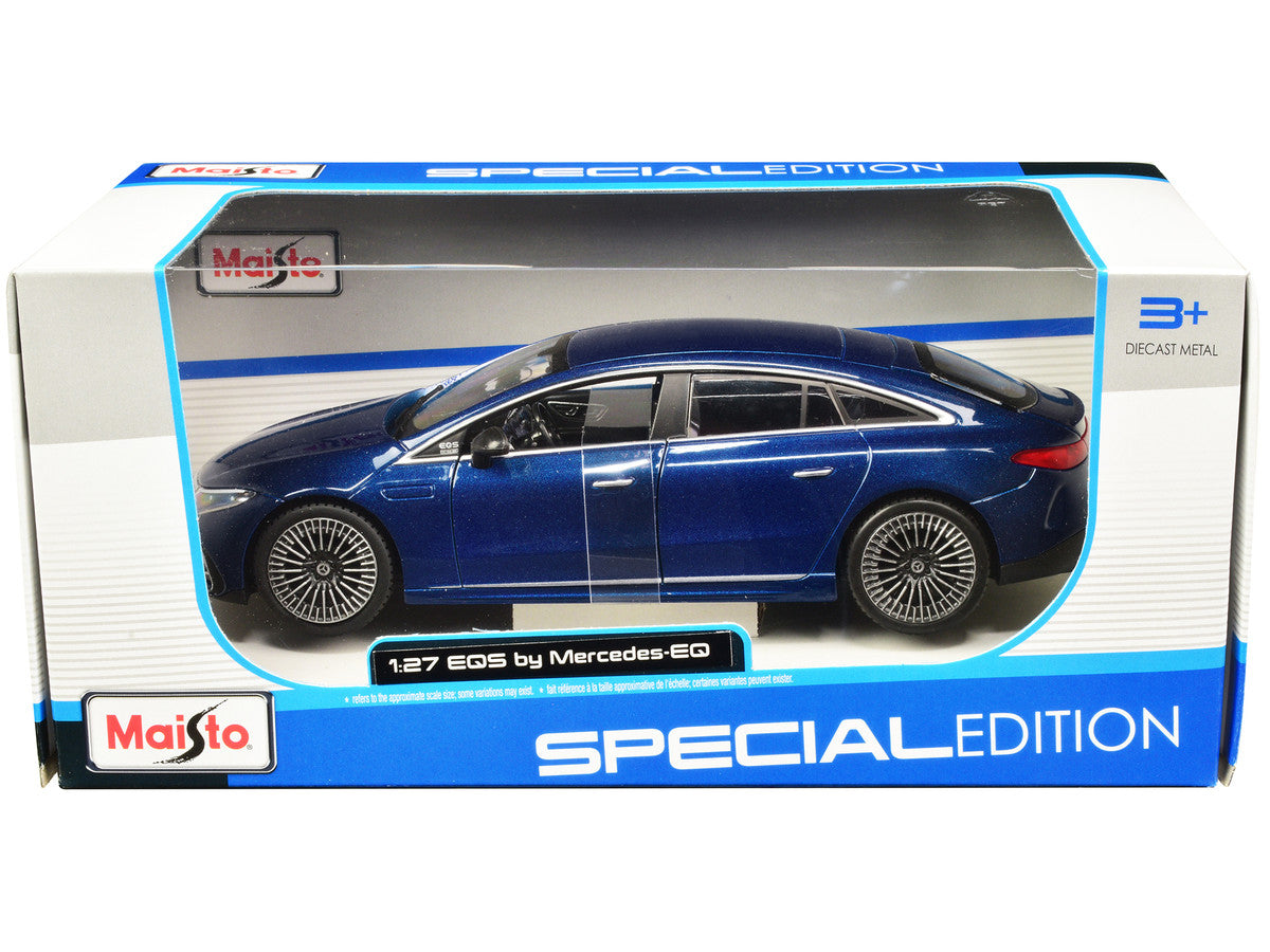 Mercedes-Benz EQS Blue Metallic "Special Edition" Series 1/27 Diecast Model Car by Maisto Maisto