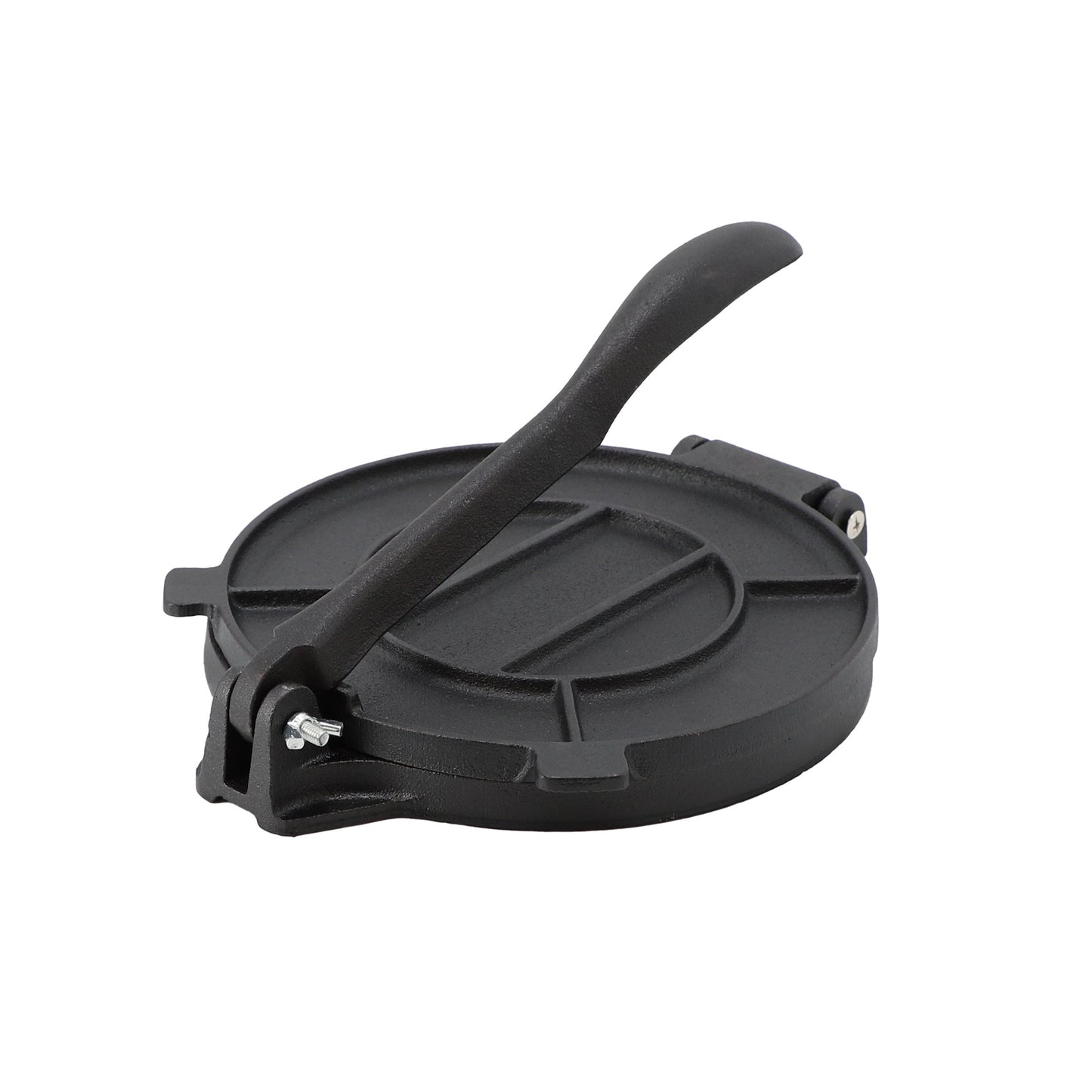 Megachef 7.9 Inch Heavy Duty Round Cast Iron Tortilla Maker Press W2B