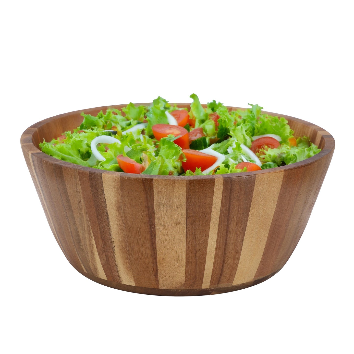 MegaChef 13.8 Inch Jumbo Acacia Wood Salad Bowl W2B