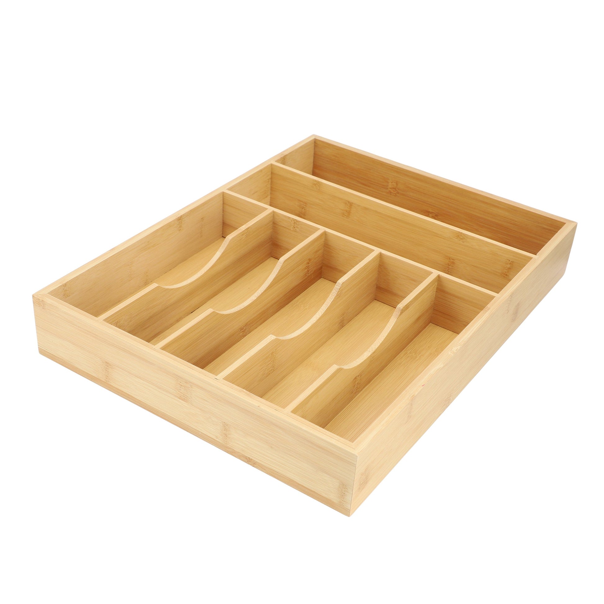 MegaChef Bamboo 7 Section Drawer Organizer W2B