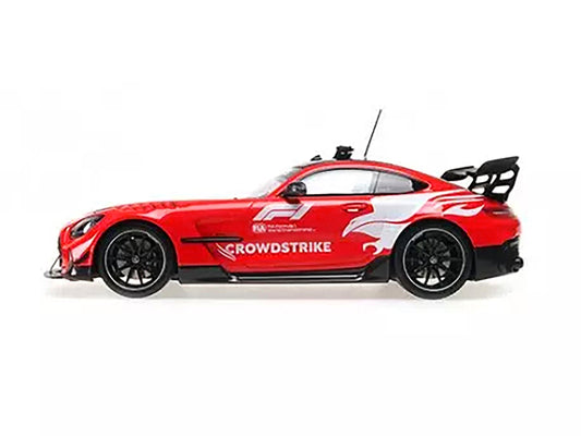 2020 Mercedes-AMG GT Black Series Red with Graphics "FIA Formula One F1 Safety Car" (2023) Limited Edition to 300 pieces Worldwide 1/18 Diecast Model Car by Minichamps