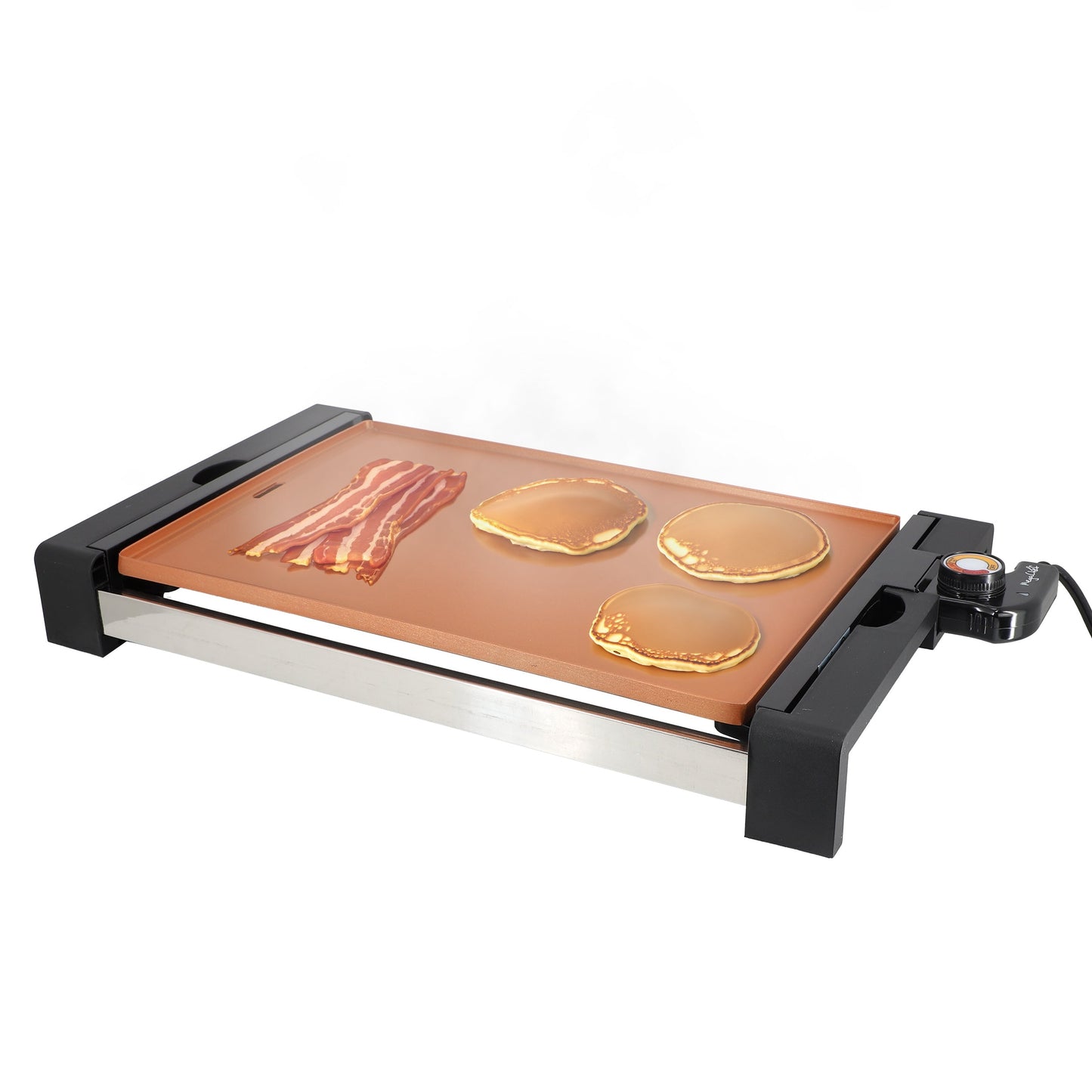 MegaChef 21.63 Inch Copper Electric Grill with Non-Stick Coating W2B