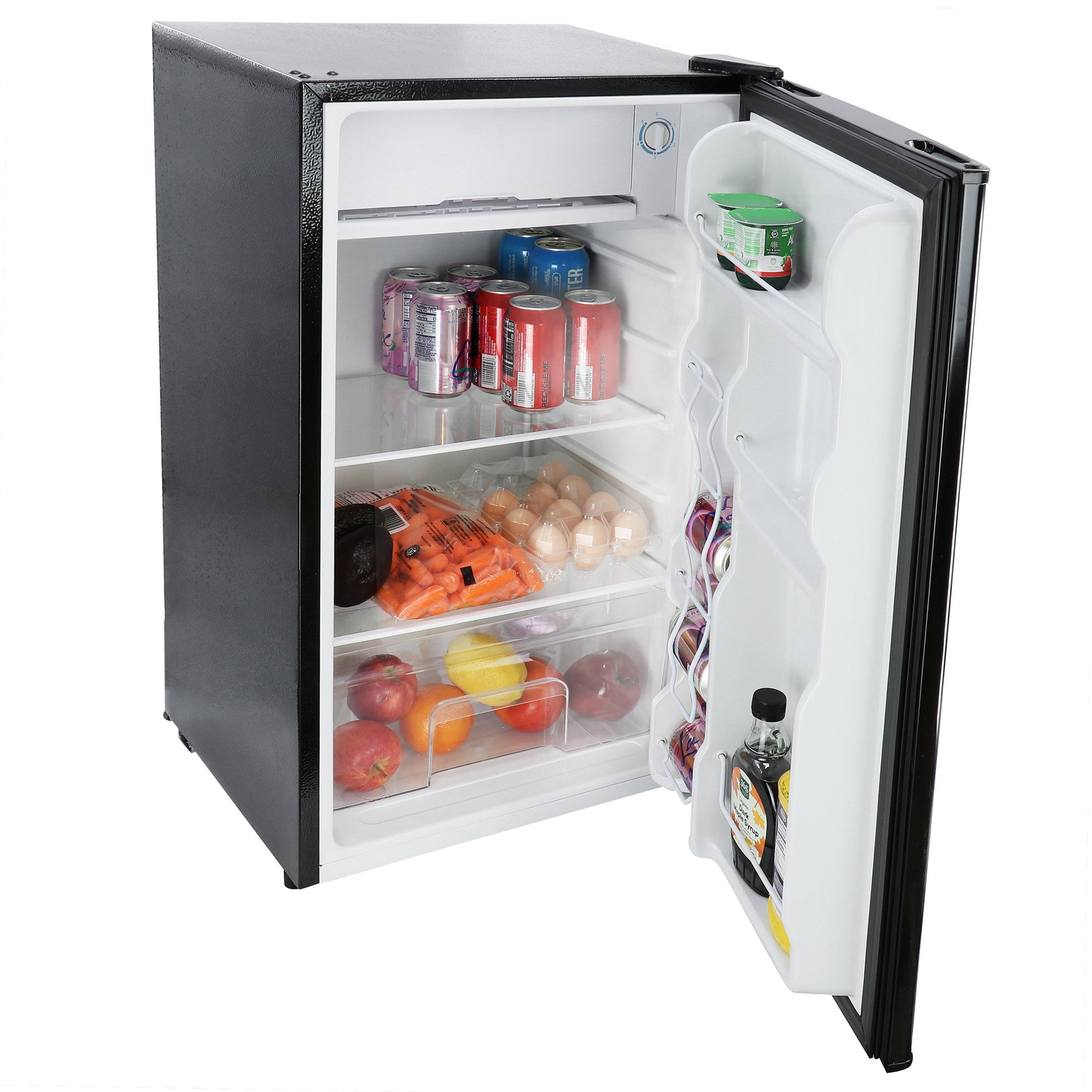 MegaChef 3.2 cu. ft. Compact Freestanding Mini Refrigerator in Black W2B