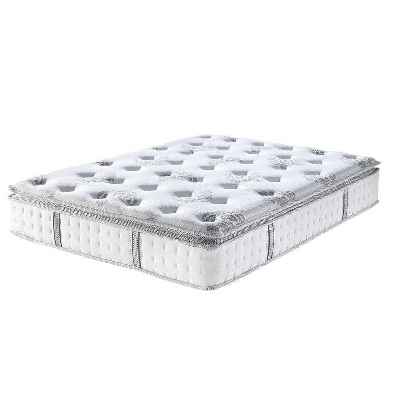 12 inch Medium Firm Pillow Top Hybrid Mattress In A Box - Queen Size FastFurnishings