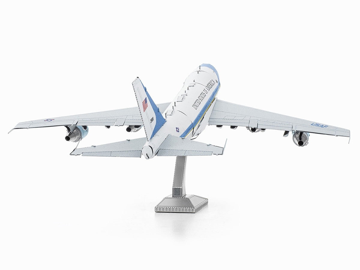 Model Kit Boeing 747 Transport Aircraft "Air Force One Presidential Plane" United States Air Force (Moderate Difficulty) Steel Model by Metal Earth-2