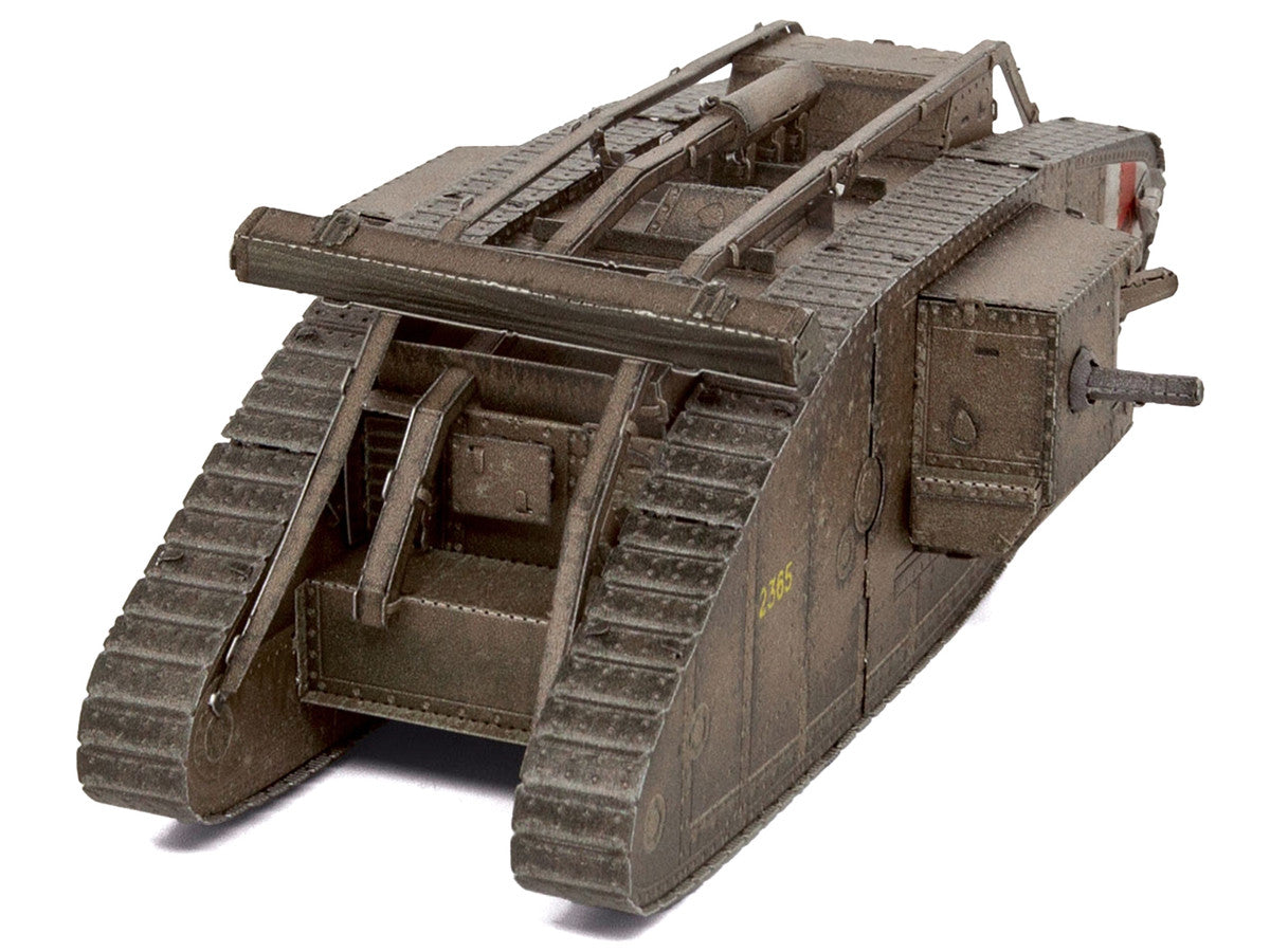 Model Kit British Mark IV Tank (Moderate Difficulty) Steel Model by Metal Earth-3