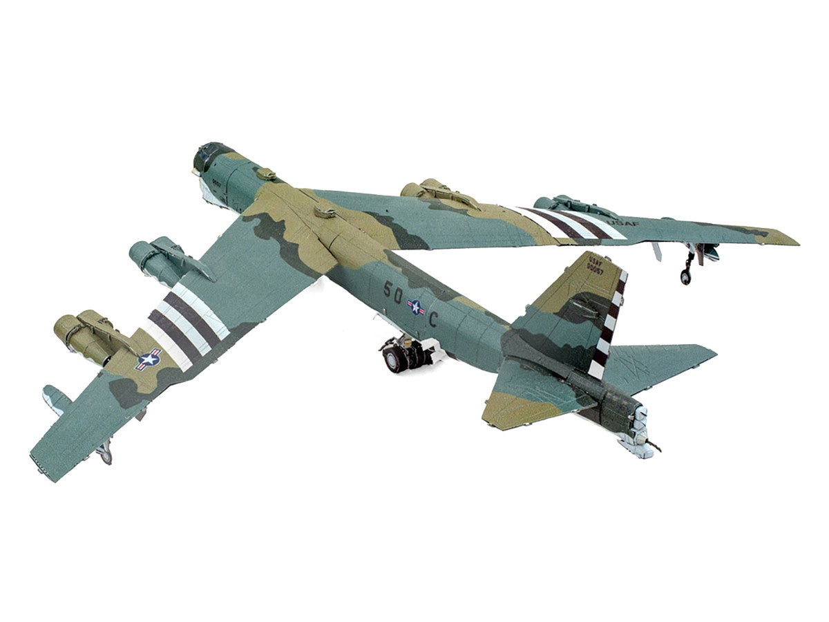 Model Kit Boeing B-52 Stratofortress Bomber Aircraft "United States Air Force" (Challenging Difficulty) Steel Model by Metal Earth-2