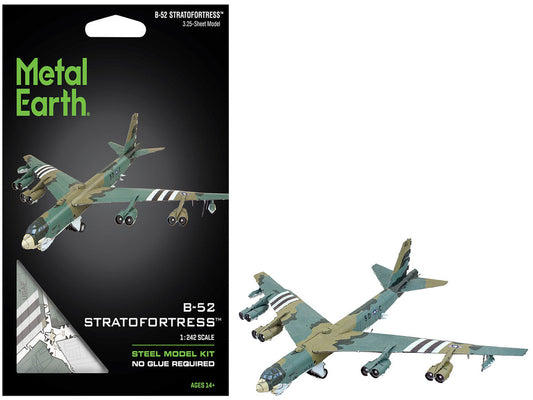 Model Kit Boeing B-52 Stratofortress Bomber Aircraft "United States Air Force" (Challenging Difficulty) Steel Model by Metal Earth Metal Earth