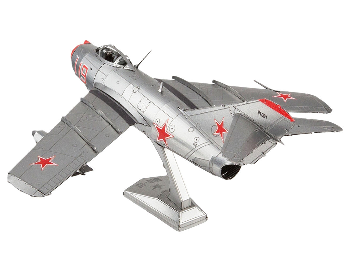 Model Kit Mikoyan-Gurevich MiG-15 Fighter Aircraft "Korean War" Soviet Air Force (Moderate Difficulty) Steel Model by Metal Earth Metal Earth