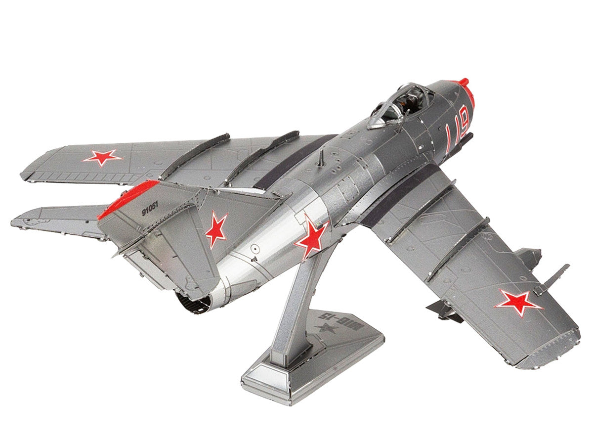 Model Kit Mikoyan-Gurevich MiG-15 Fighter Aircraft "Korean War" Soviet Air Force (Moderate Difficulty) Steel Model by Metal Earth Metal Earth