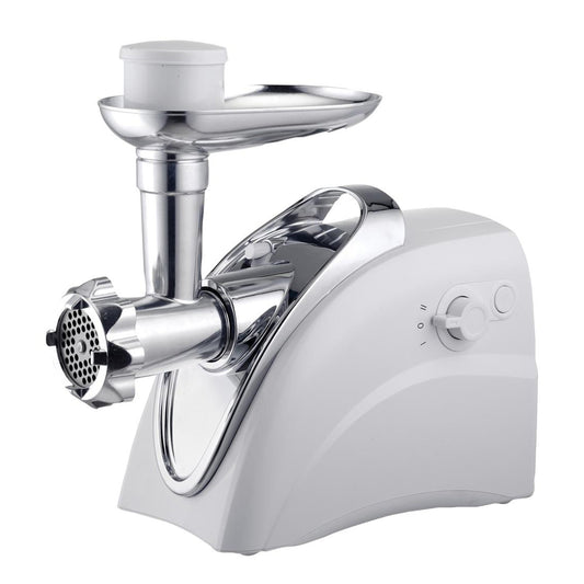 Brentwood 400 Watt Electric Meat Grinder and Sausage Stuffer in White W2B