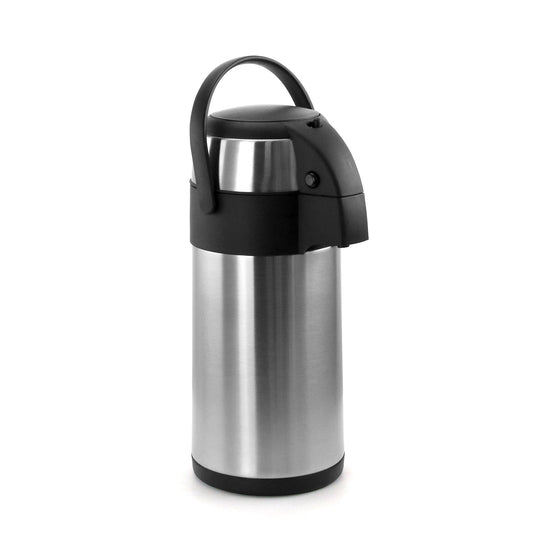 MegaChef 3.17 Quart Stainless Steel Airpot Hot Water Dispenser for Coffee and Tea W2B