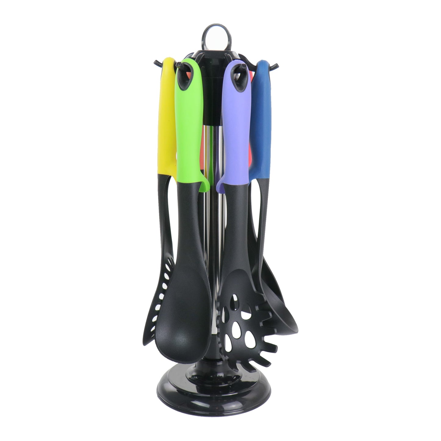 MegaChef Assorted Color Nylon Cooking Utensils, Set of 7 W2B