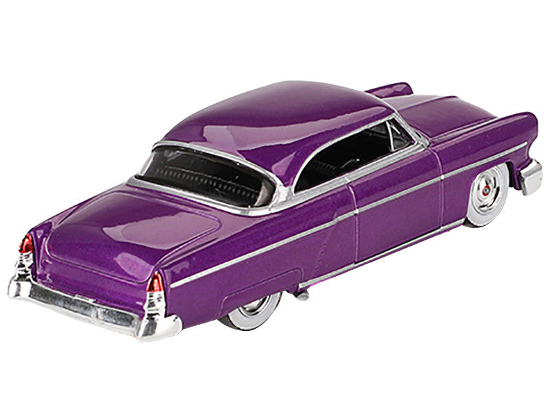 1954 Lincoln Capri Hot Rod Purple Metallic Limited Edition to 3600 pieces Worldwide 1/64 Diecast Model Car by Mini GT Mini GT