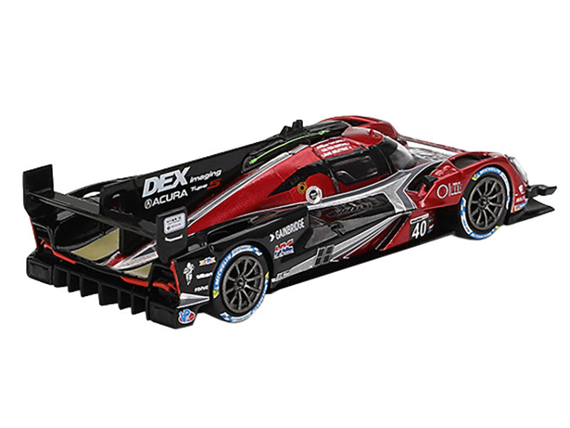 Acura ARX-06 GTP #40 Louis Deletraz - Colton Herta - Jordan Taylor "Wayne Taylor Racing with Andretti" Winner IMSA "12 Hours of Sebring" (2024) Limited Edition 1/64 Diecast Model Car by Mini GT Mini GT