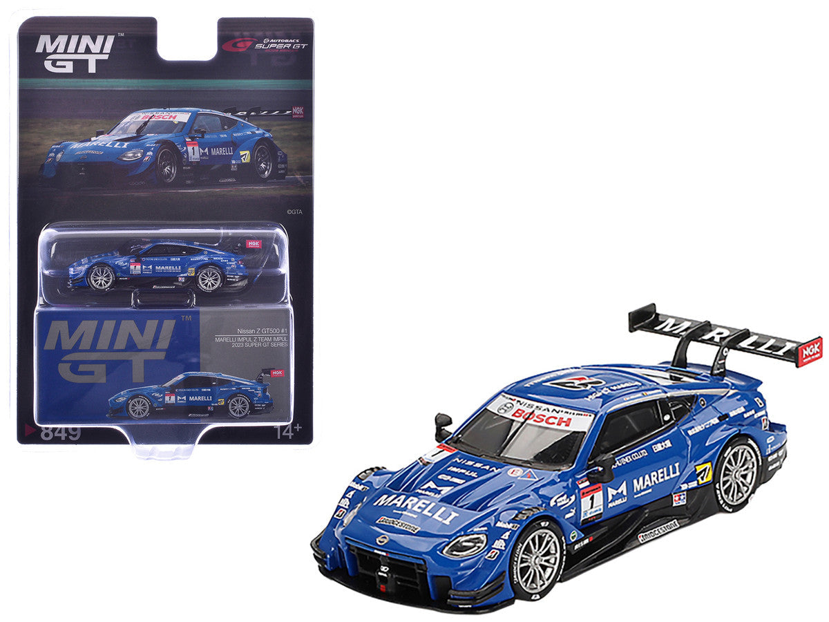 Nissan Z GT500 #1 Kazuki Hiramine - Bertrand Baguette "Team Impul" "Super GT Series" (2023) Limited Edition 1/64 Diecast Model Car by Mini GT Mini GT