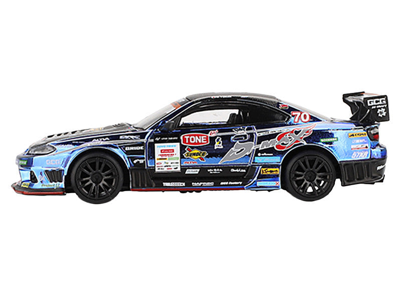 Nissan Silvia (S15) D-MAX RHD (Right Hand Drive) #70 Masashi Yokoi "D-MAX Racing" "D1 Grand Prix" (2023) Limited Edition 1/64 Diecast Model Car by Mini GT Mini GT