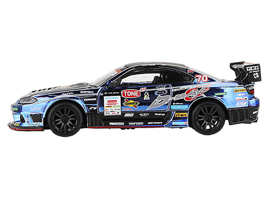 Nissan Silvia (S15) D-MAX RHD (Right Hand Drive) #70 Masashi Yokoi "D-MAX Racing" "D1 Grand Prix" (2023) Limited Edition 1/64 Diecast Model Car by Mini GT Mini GT