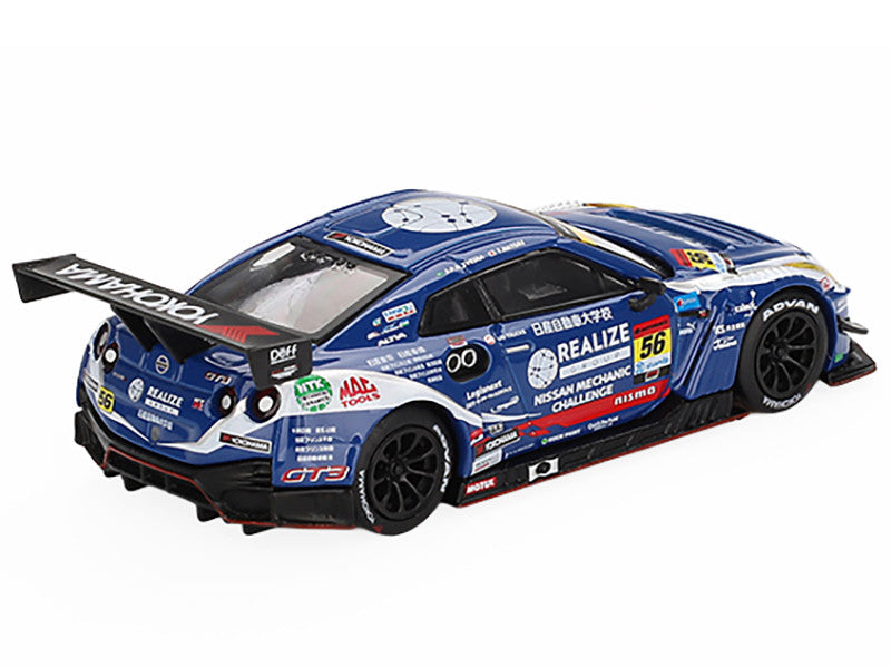 Nissan GT-R NISMO GT3 #56 Joao Paulo de Oliveira - Teppei Natori "REALIZE Nissan Mechanic Challenge GT-R" "Super GT Series" (2023) Limited Edition 1/64 Diecast Model Car by Mini GT Mini GT