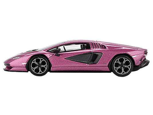 Lamborghini Countach LPI 800-4 Viola 30th Metallic Limited Edition 1/64 Diecast Model Car by Mini GT Mini GT