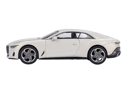 Bentley Batur Bonneville Pearl White Metallic Limited Edition 1/64 Die Cast Model Car by Mini GT Mini GT