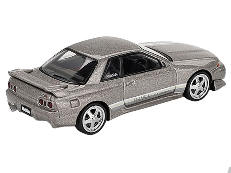 Nissan Skyline GT-R (R32) RHD (Right Hand Drive) "Veilside Combat C-I" Gray Metallic Limited Edition 1/64 Diecast Model Car by Mini GT Mini GT